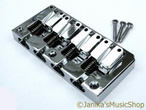 CHROME HEAVY BASS GUITAR BRIDGE